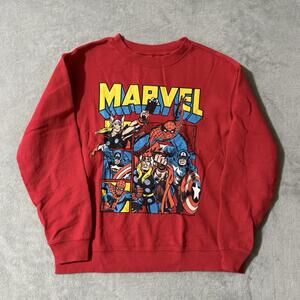Vintage Marvel Comics Spider-Man Thor Sweatshirt Red Men’s
